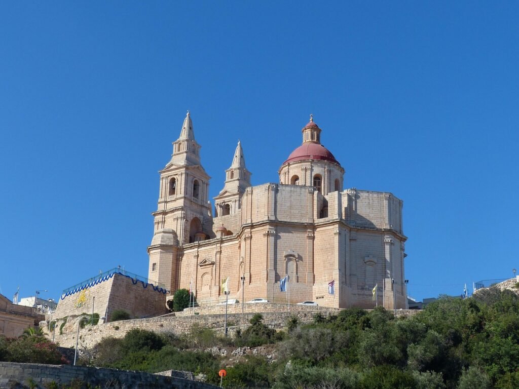 malta, church, building, melieha, malta, malta, malta, malta, malta